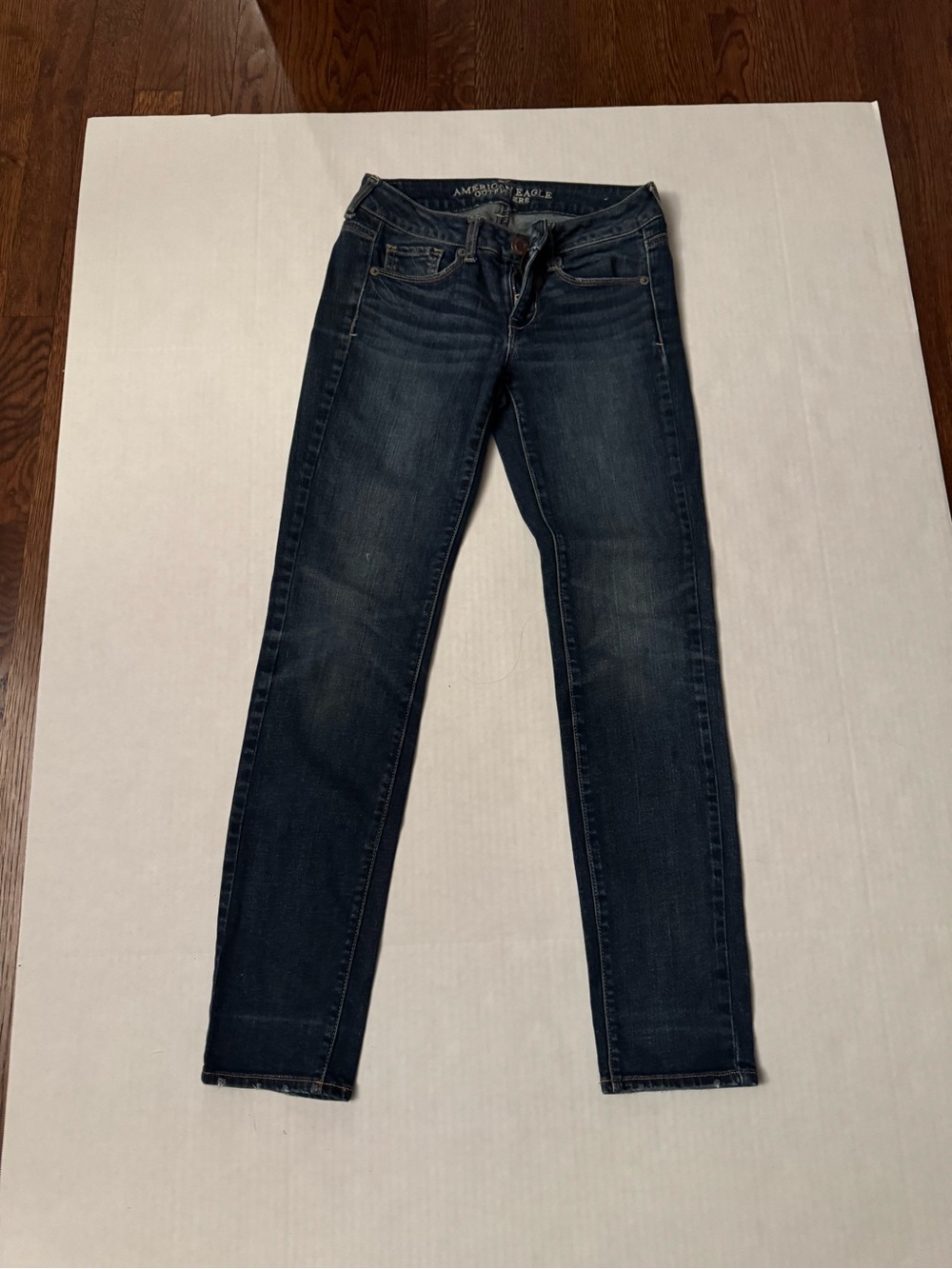 American Eagle Outfitters Stretch Skinny Jeans Size 0 Short Dark Wash